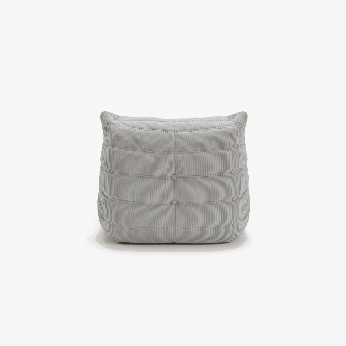 Fauteuil BALTAZAR velours côtelé Nuage, vue de dos
