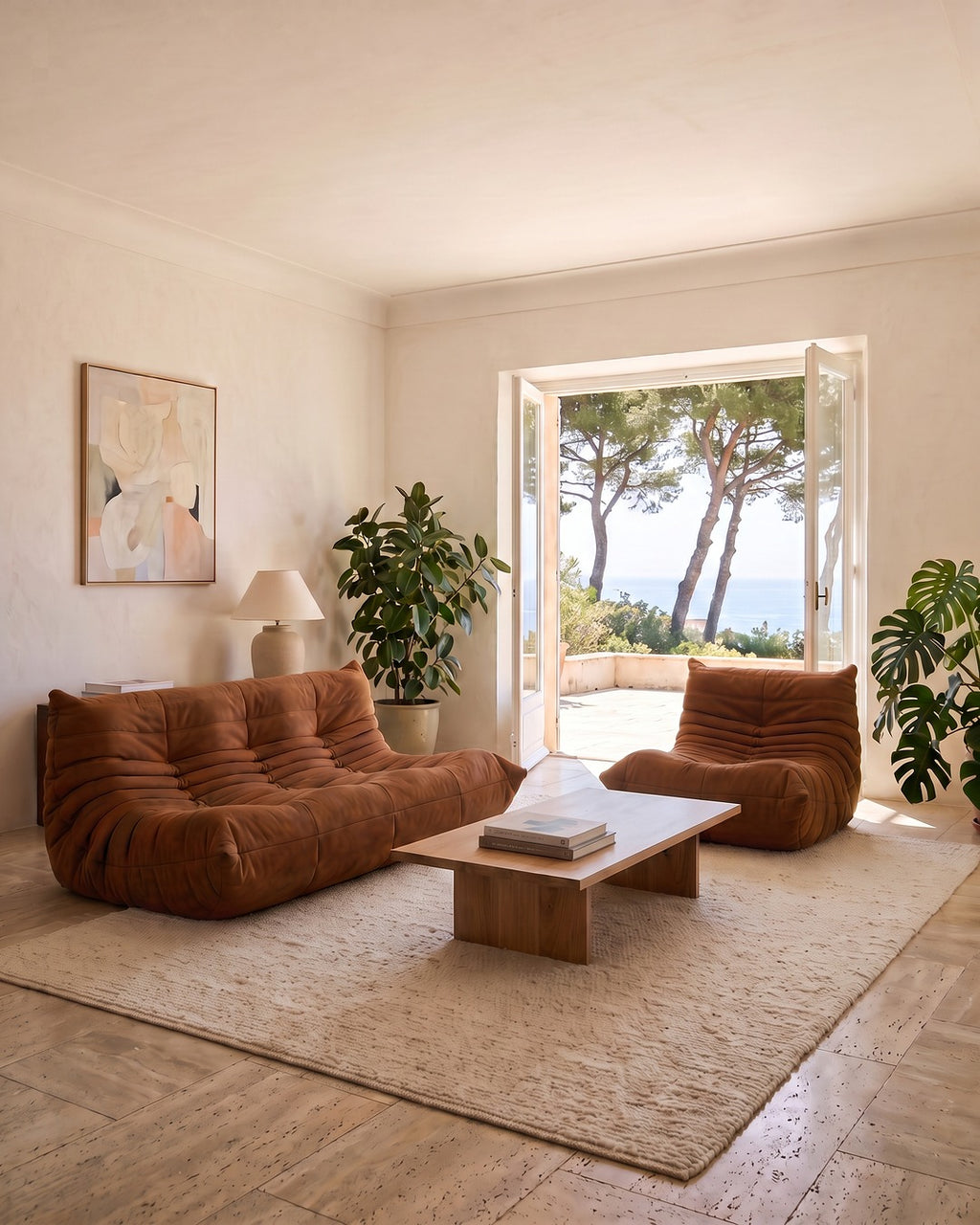 DIANA effet daim caramel, villa sur la mer