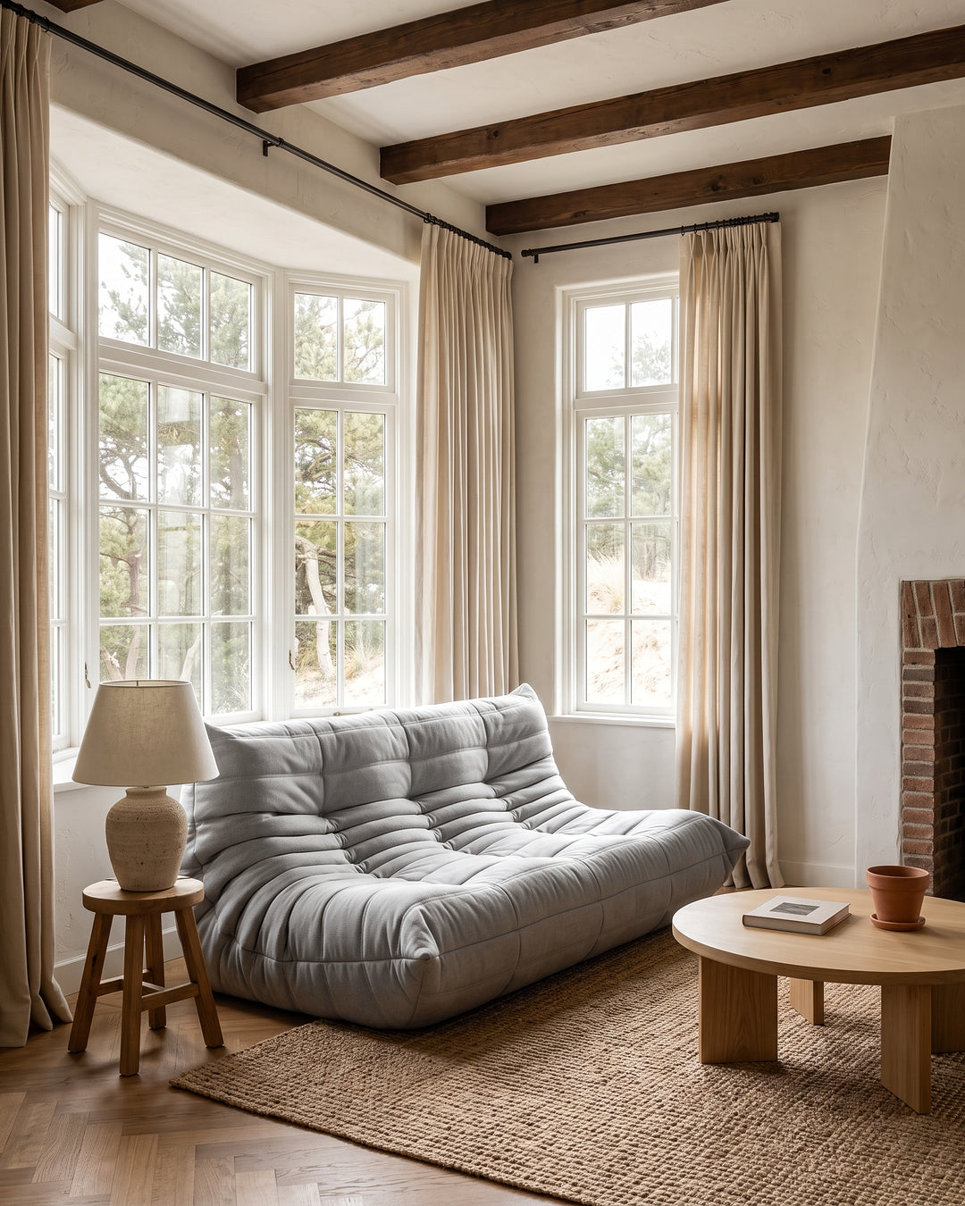 DIANA effet daim nuage, maison en bord de mer